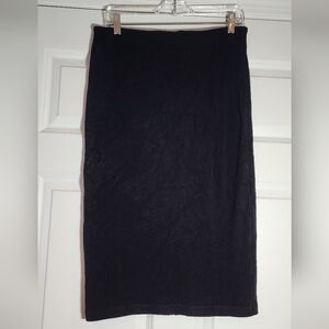 Dalia Collection Stretchy Black Pencil Skirt M